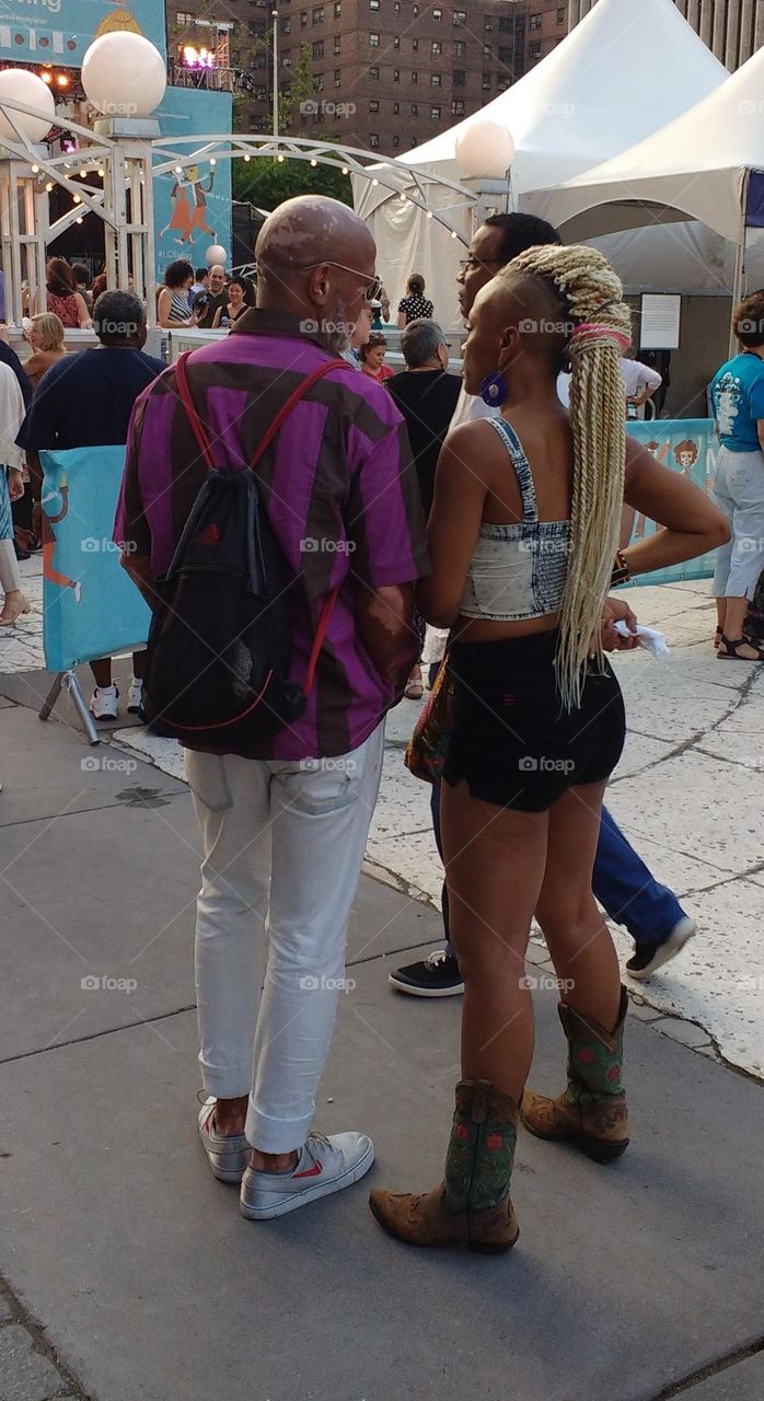 Fashion at Lincoln Center NYC Hot Summer Days