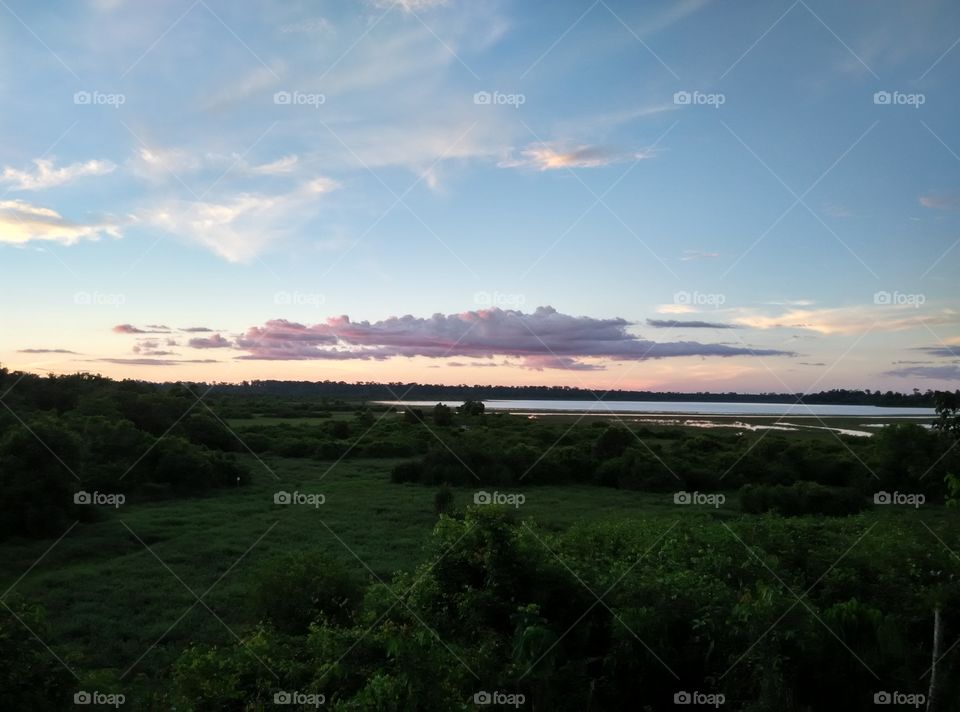 Evening scene. Taken using Xiaomi  Redminote at Miri rural area