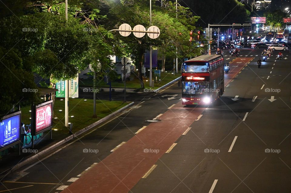 Double Decker transport bus