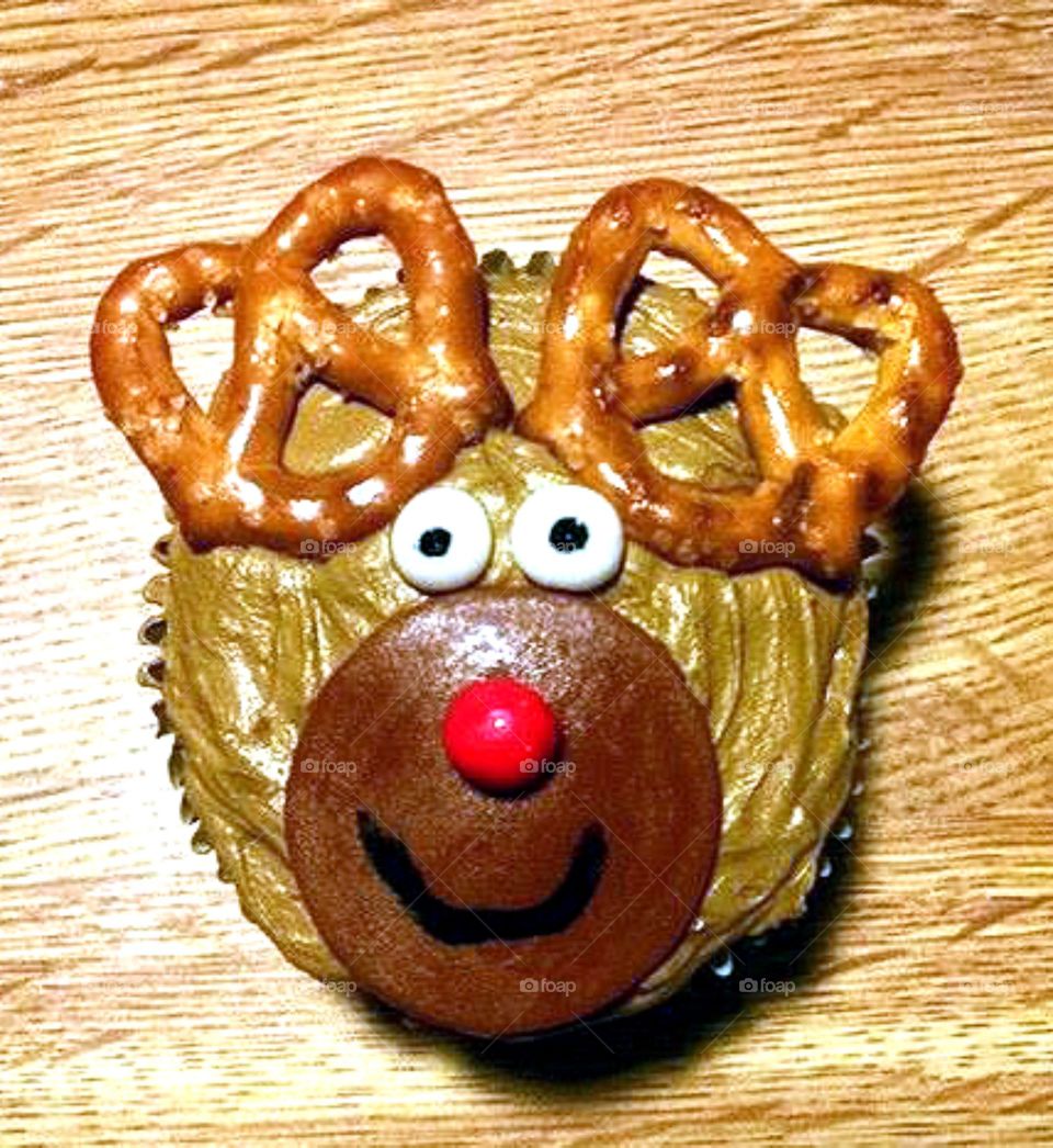 Reindeer cupcake 