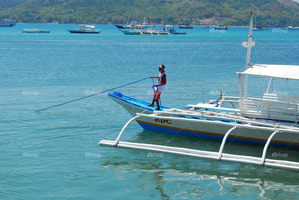 Pulling the anchor