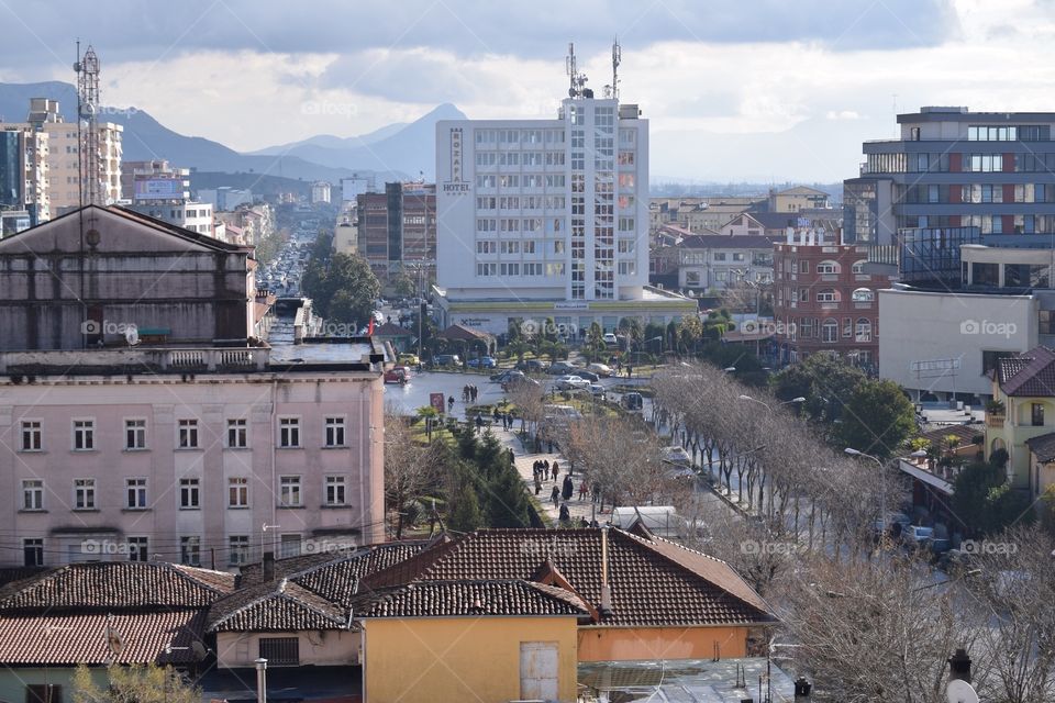 Our apartment view in Shkoder