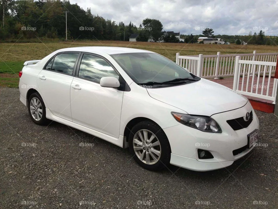White Car