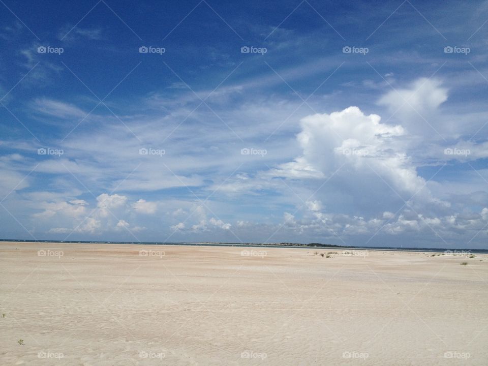 Beach and sky