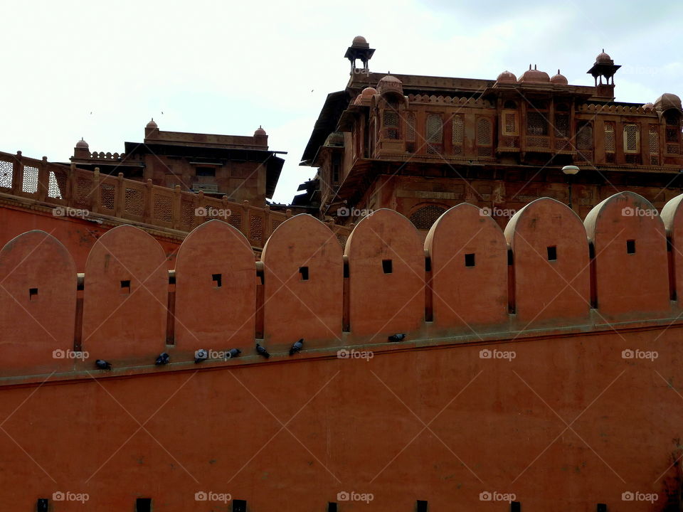 walls of the indian fort