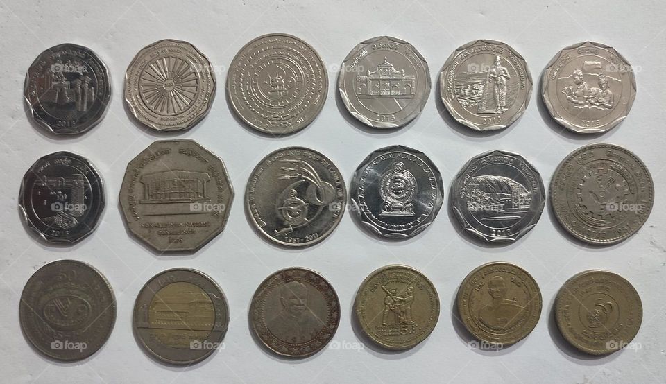 Old coins (පරණ කාසි)