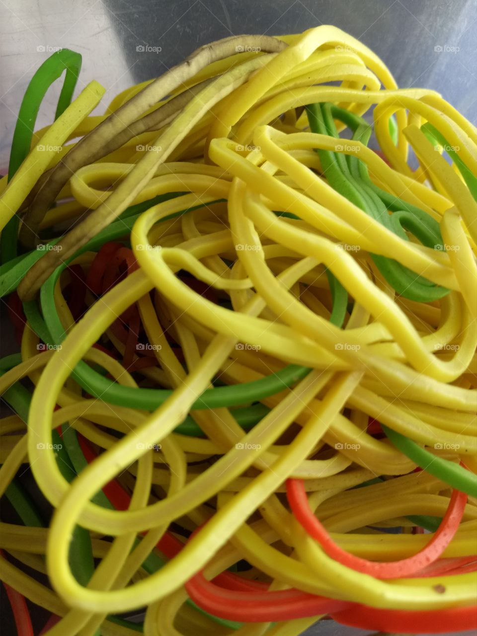 colorful rubber band