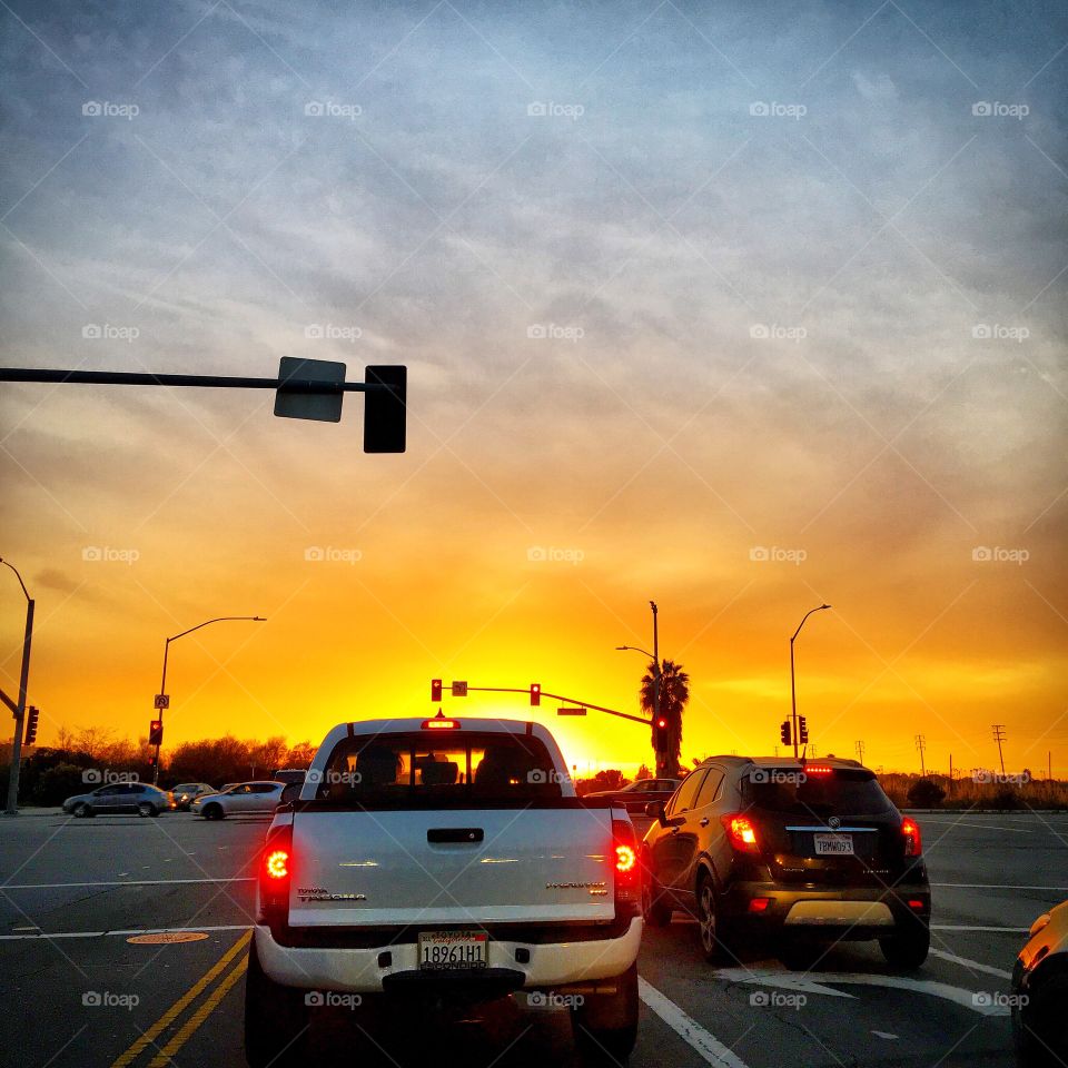 Sunset in the City of Angels 