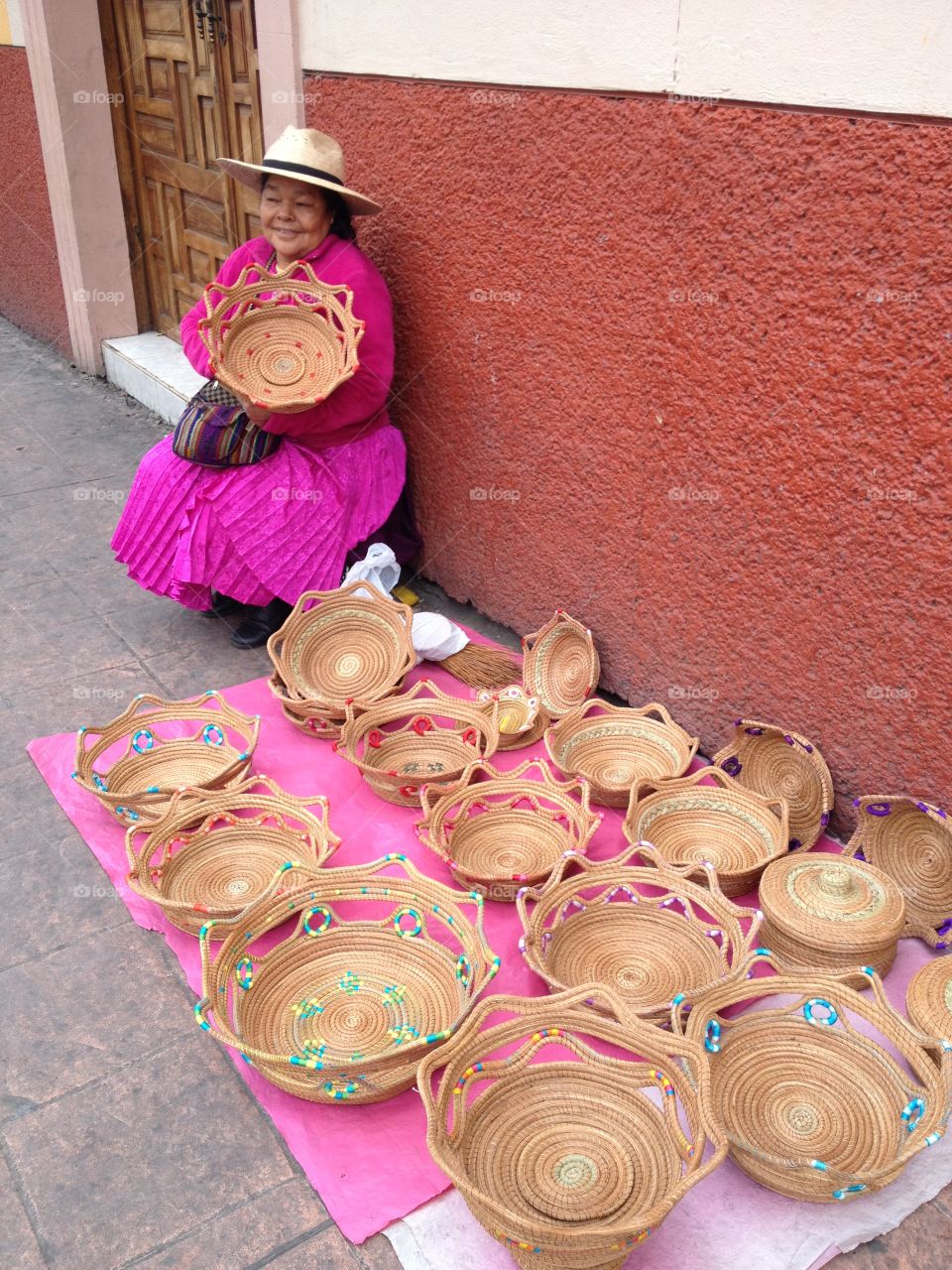Hand made baskets