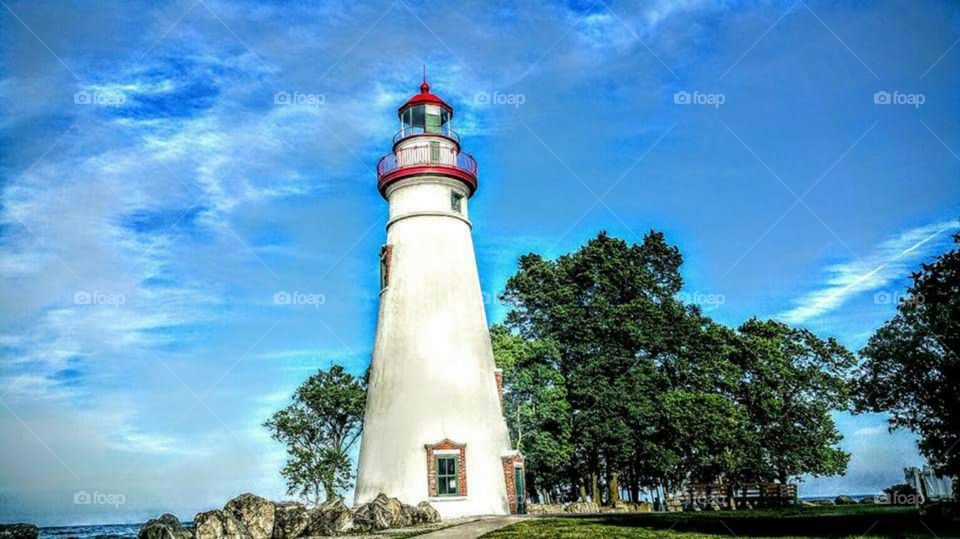 Lighthouse lake Erie