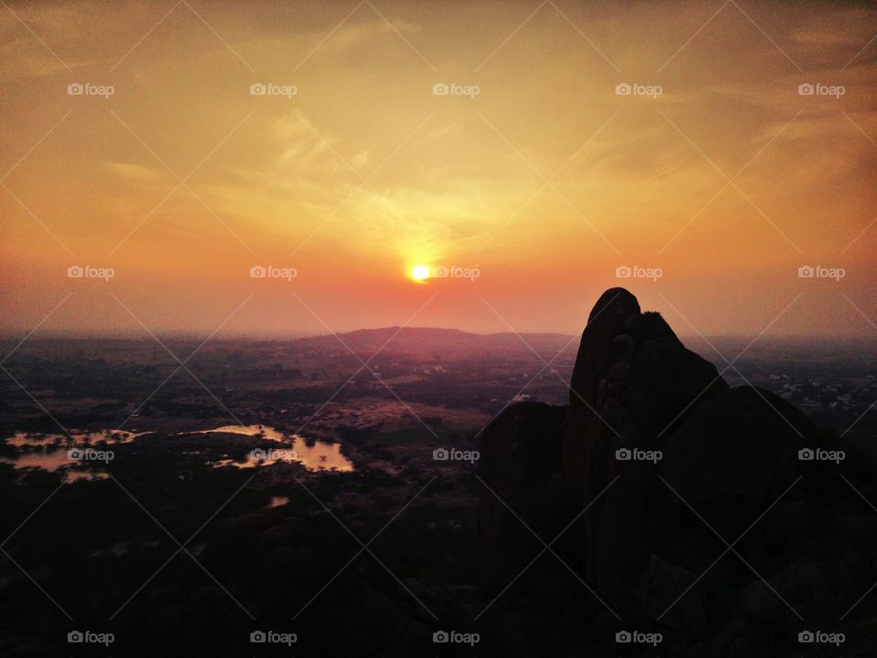 Keelakuyilkudi village sun set