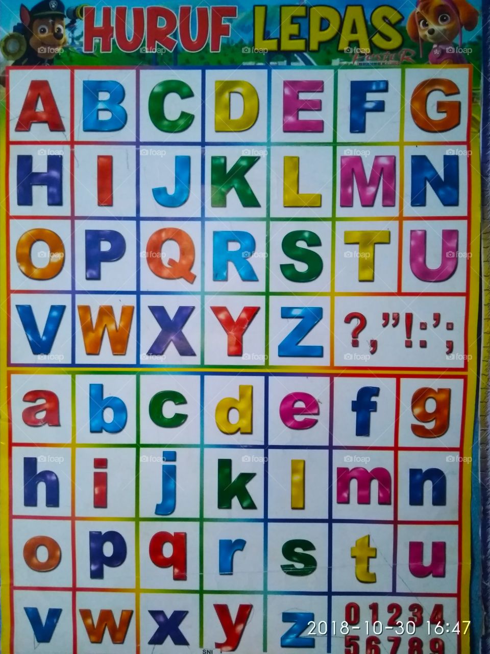 learn alphabet education