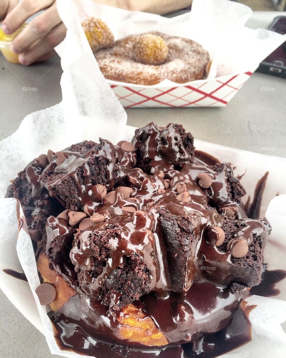 Chocolate donut 