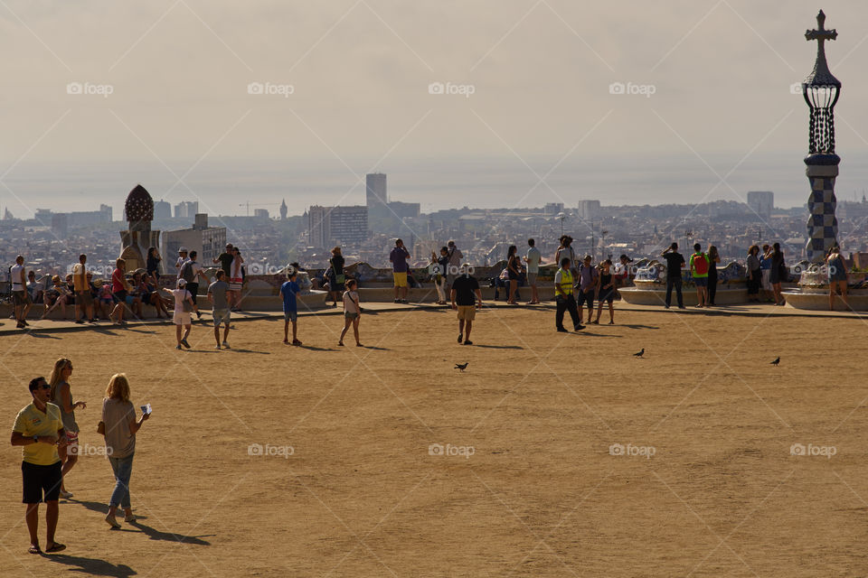 Barcelona desde el Parque Guell