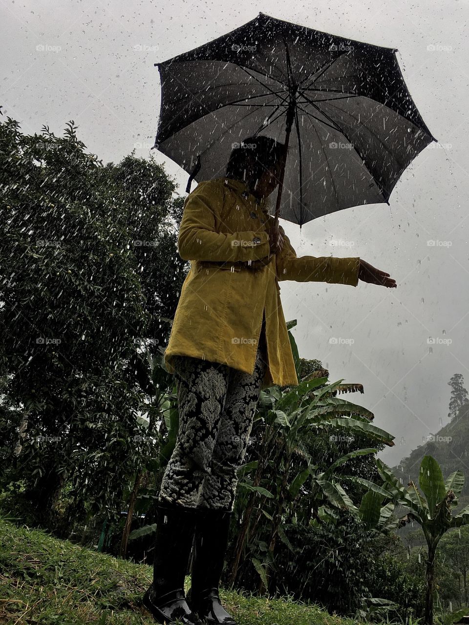 Bajo la lluvia