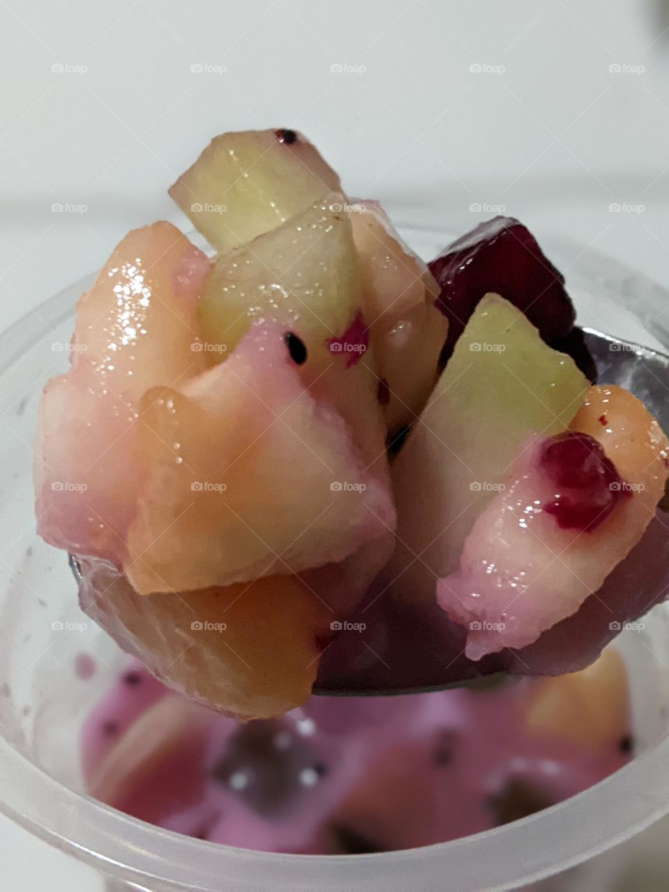 mixed fruit ice