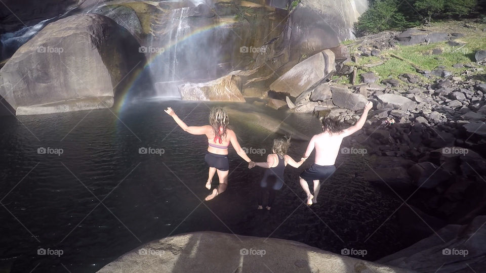 Cliff diving in Yosemite!