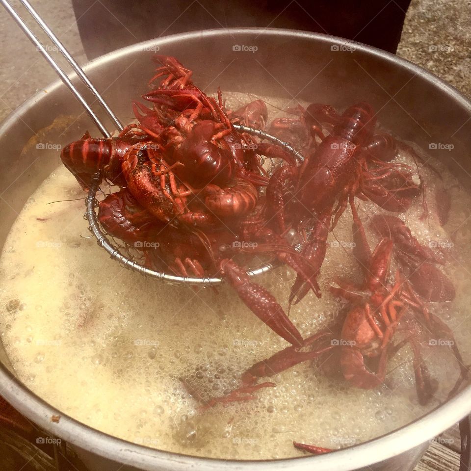 Crawfish Boil family tradition