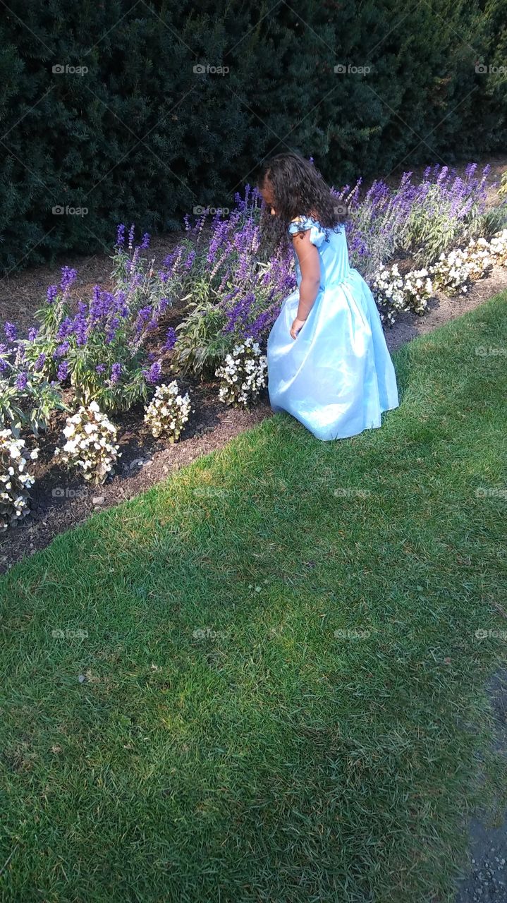 Princess in the Flower Beds