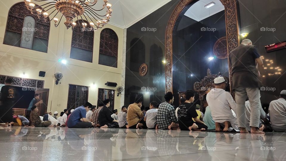 jamaah sholat tarawih Kediri