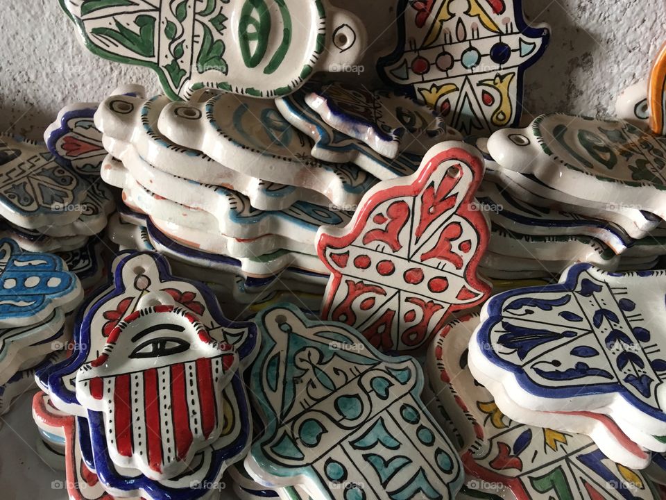 Moroccan Fatima pottery 
