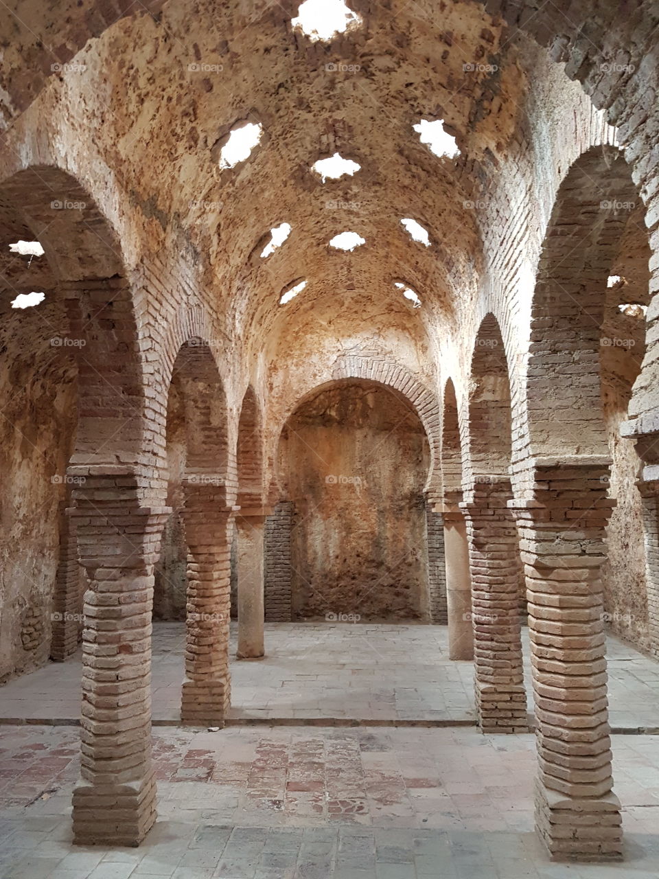 Ancient Arabic baths in Spain