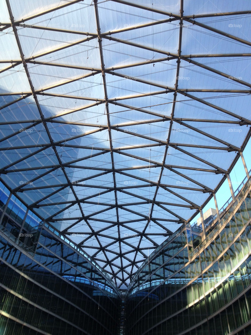 sky glass building roof by ollicres