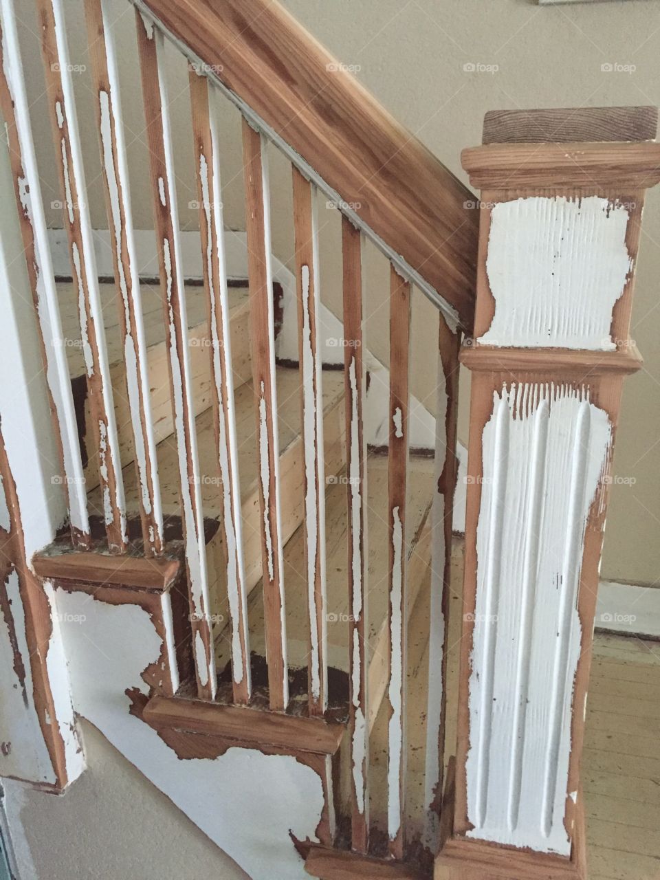 Stair railing redo
