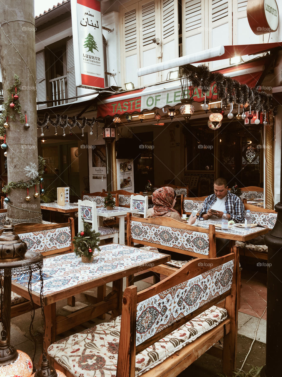 Arab street in Singapore 