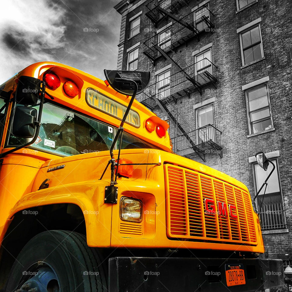 Schoolbus in New York 