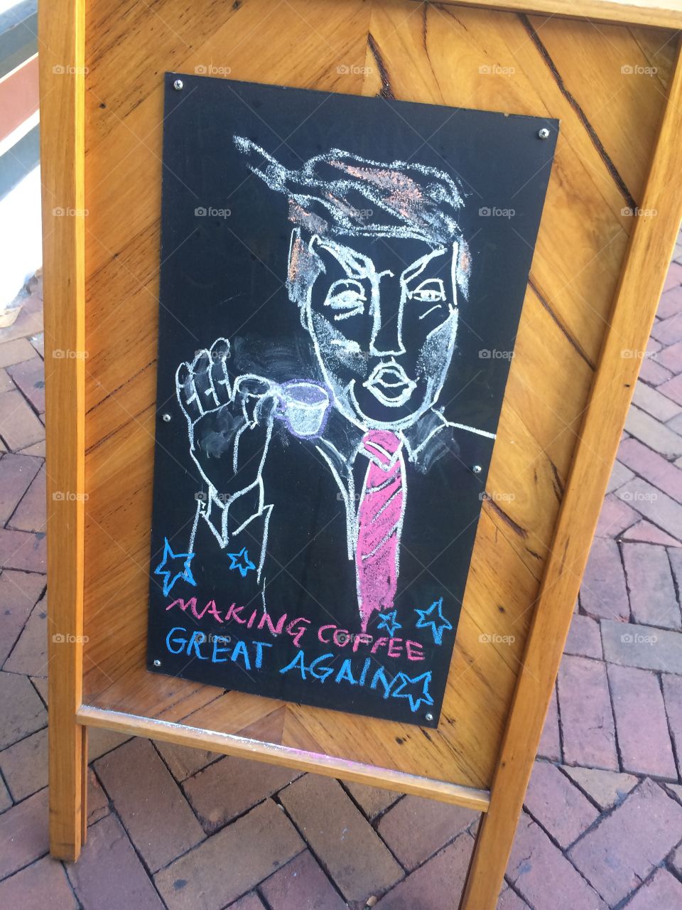 A coffee shop’s take on politics 
