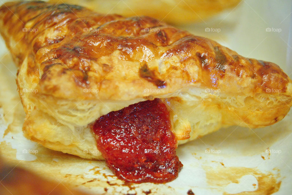 Close-up of croissant