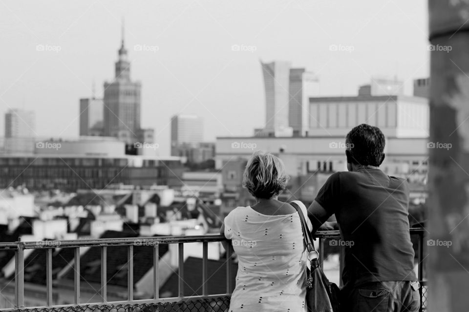 View city Warsaw 