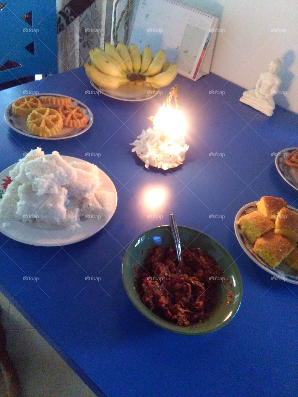 New year food table