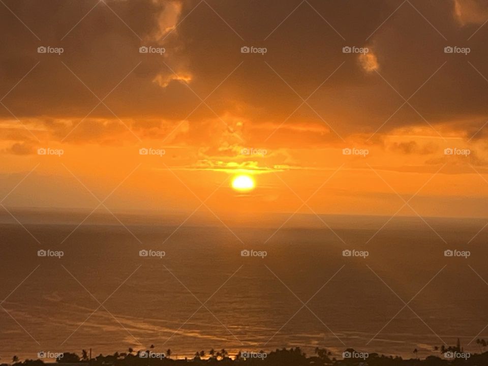 Hawaiian Sunset-Kona 