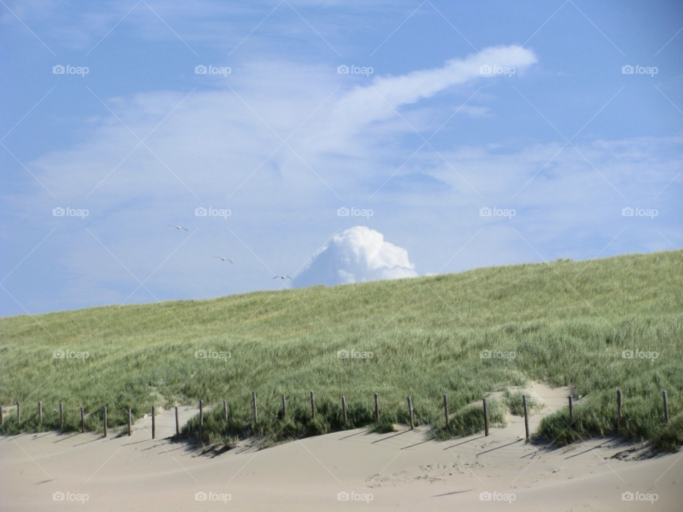 beach sky nature blue by KathOnEarth