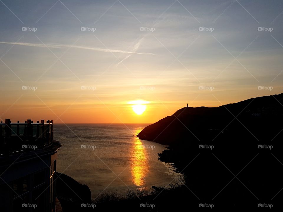 Isle of Man sunset