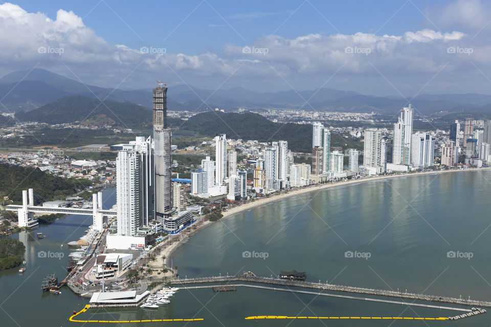 The city of Balneario Camboriu.