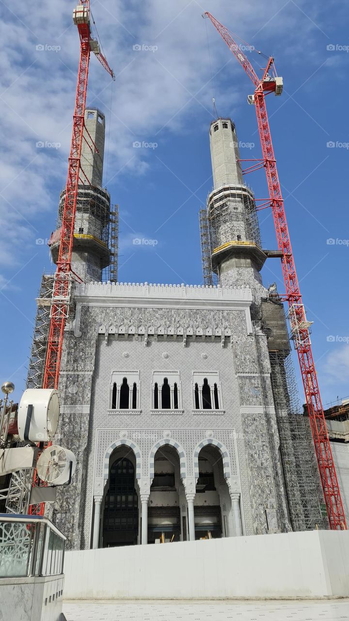 New construction for a mosque inside Makkah