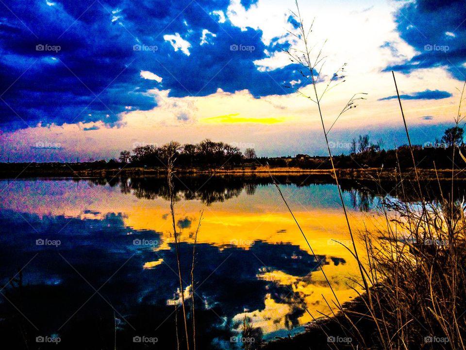 Standing bear lake dawn