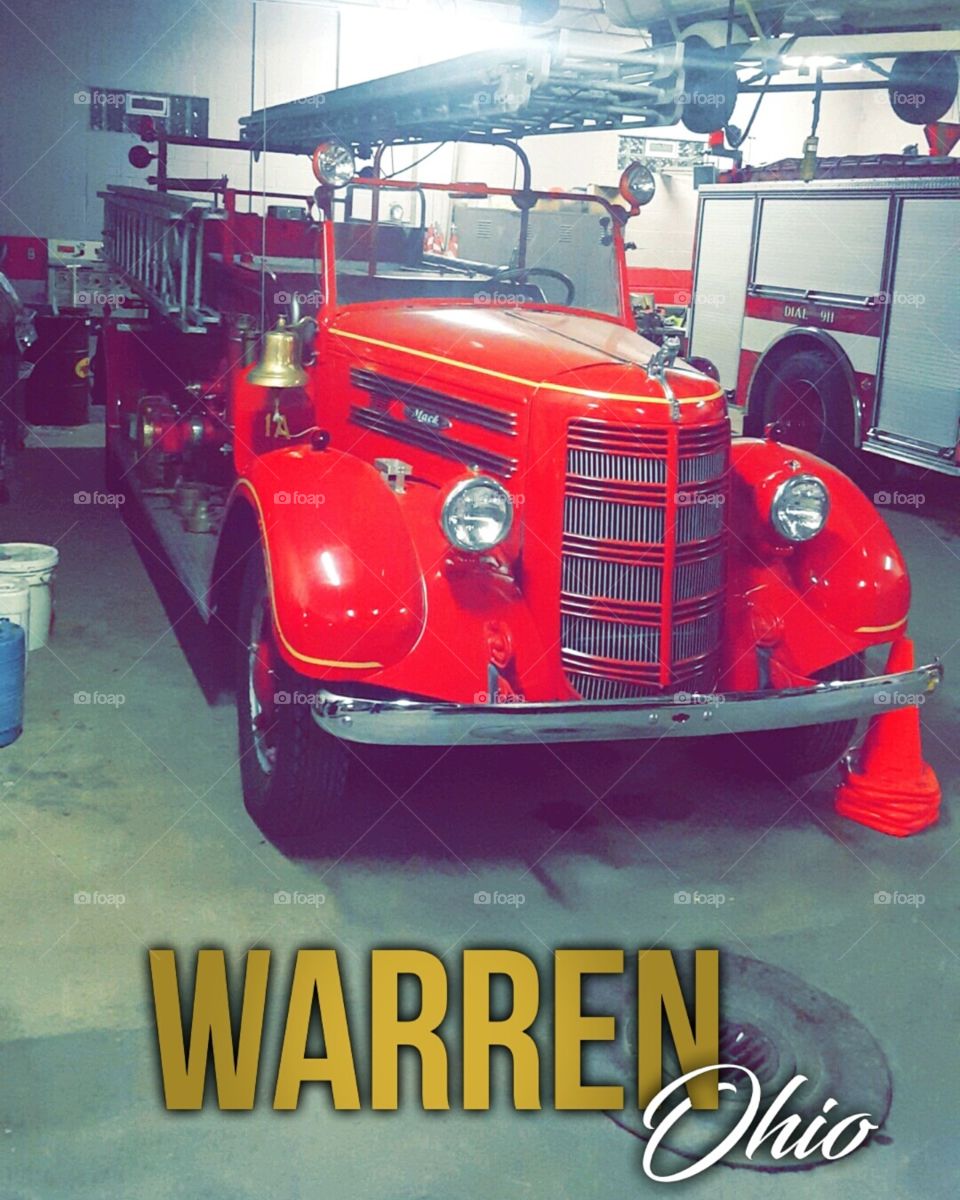 Warren's Antique Fire Truck