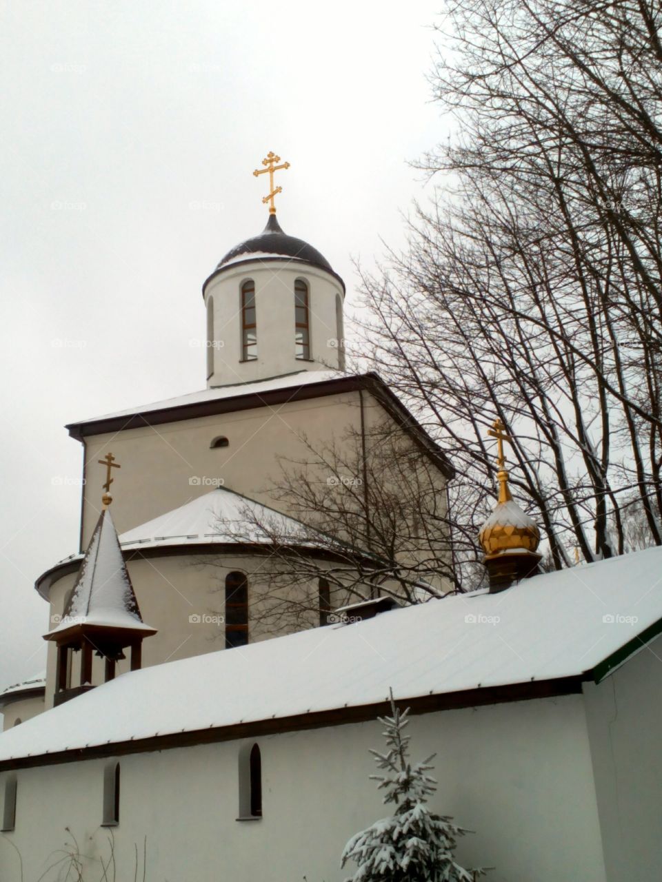 Church, Architecture, No Person, Religion, Cross