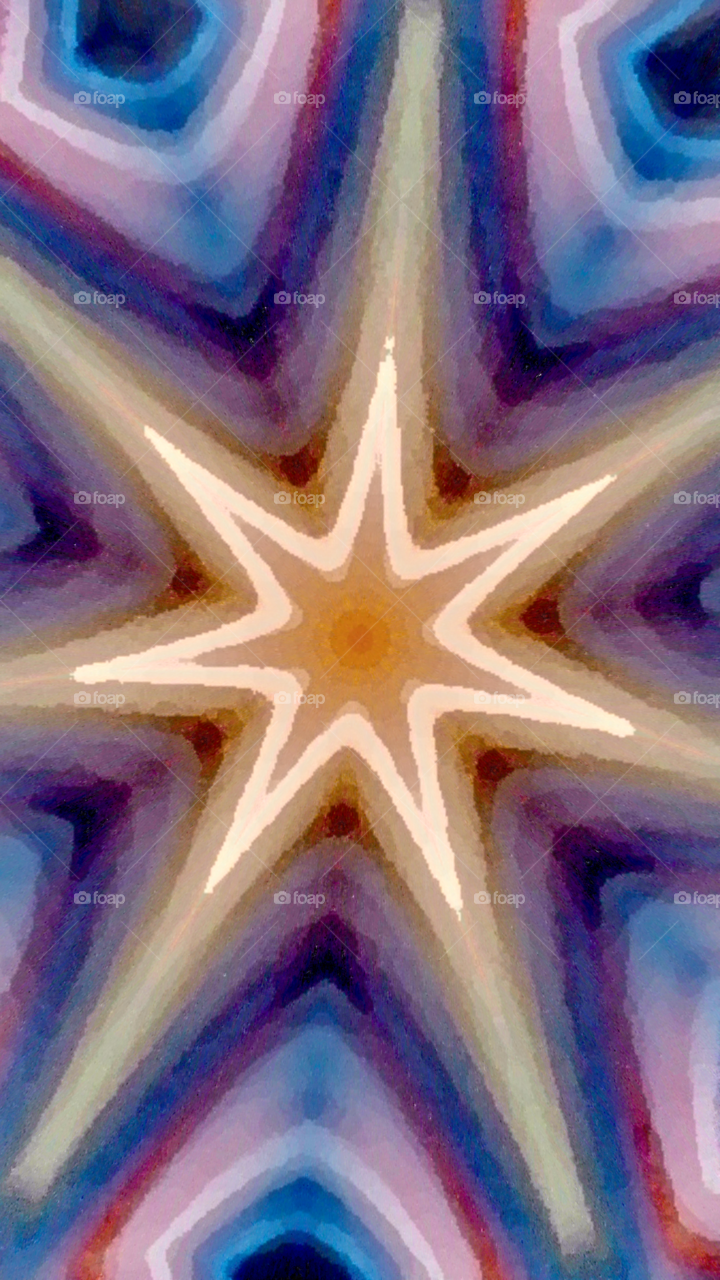 watercolor star