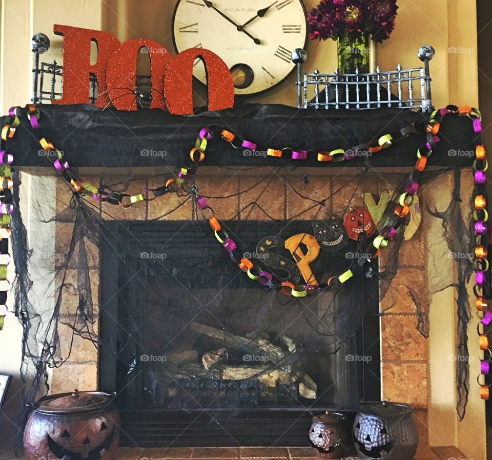 Halloween Mantle