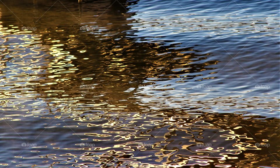 reflection on water.