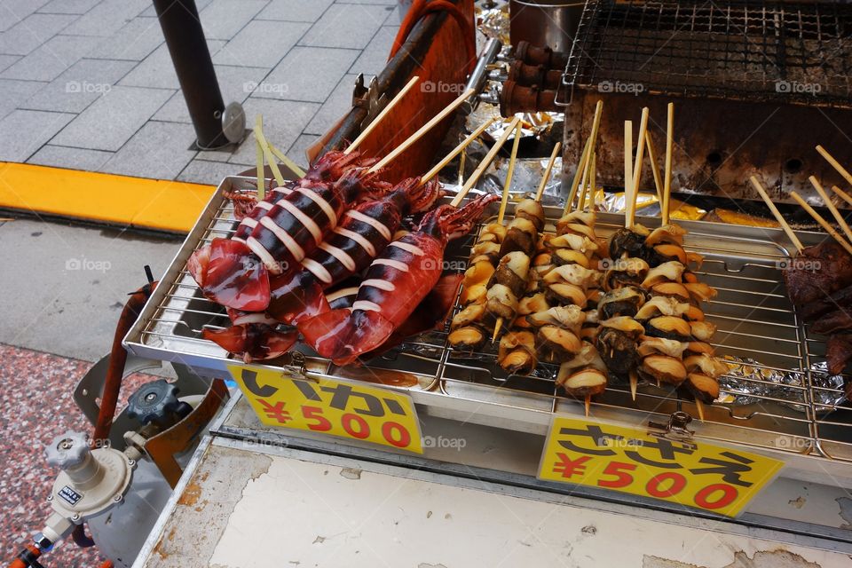 Sometimes japanese street food looks like a food from a different planet!
