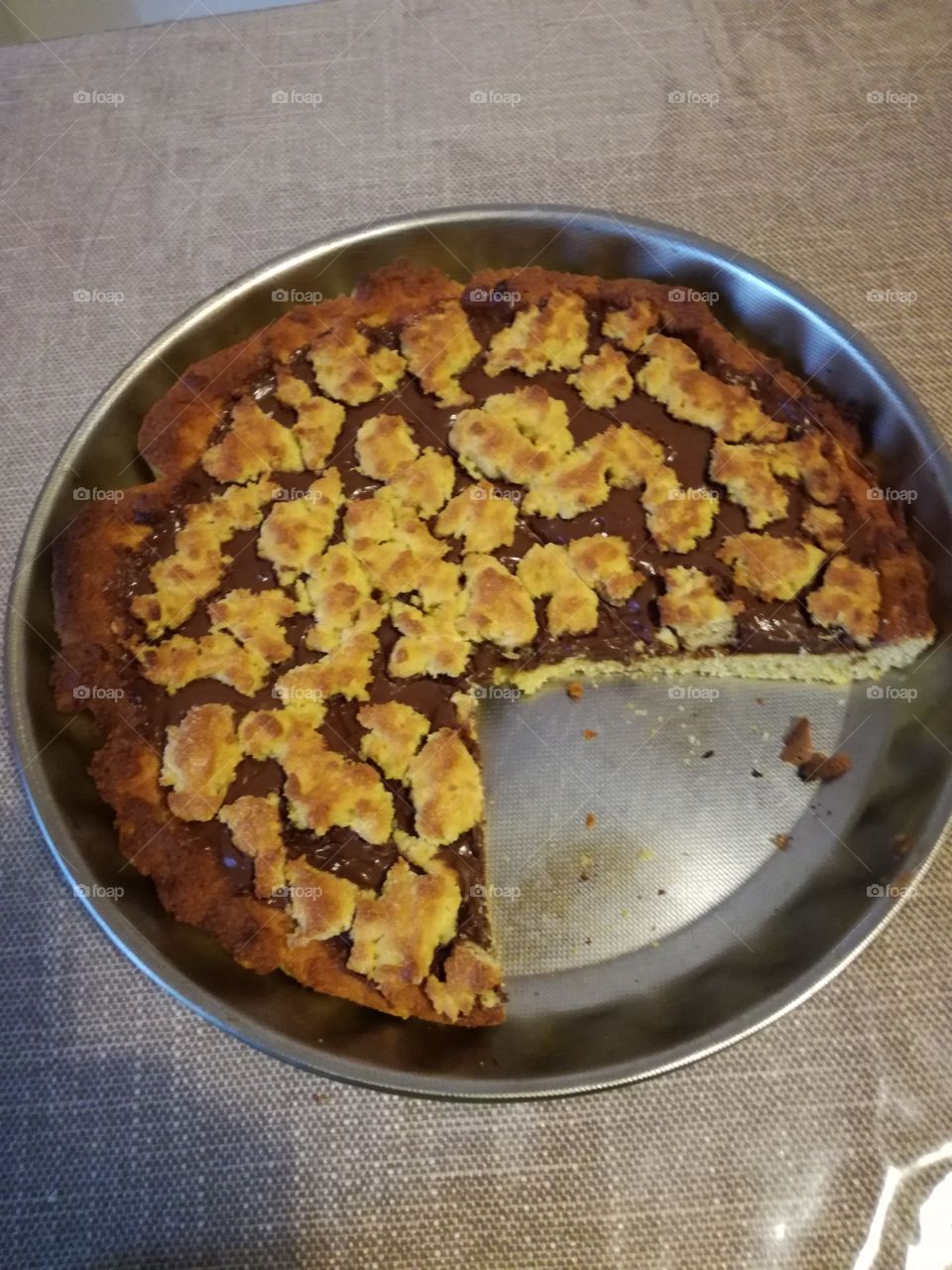 Delicius nutella tart