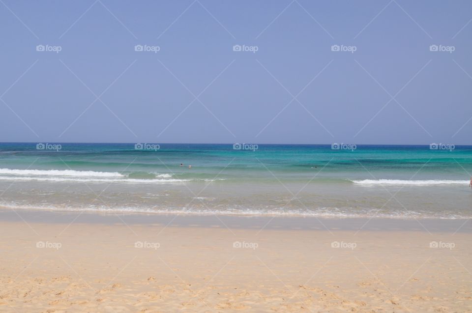 Fuerteventura canary island view 