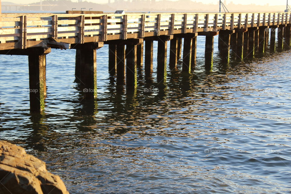 Water, Pier, Bridge, Reflection, No Person