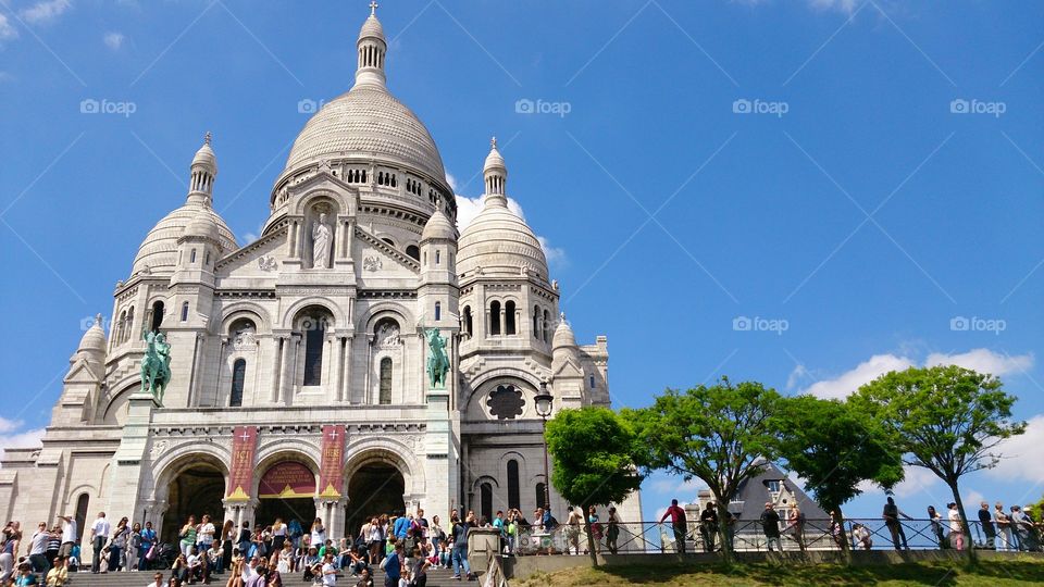 Paris, Sacre Coeur church